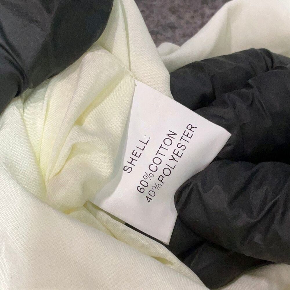 Boho Cotton Blend Midi Dress White Button Front Sun Dress Summer City Chic L - Picture 7 of 7